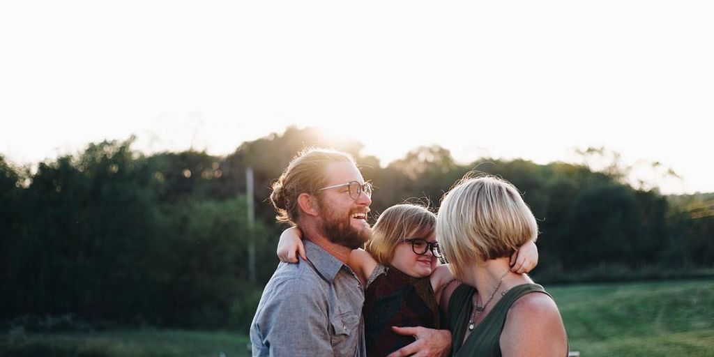 happy family enjoying time together at home