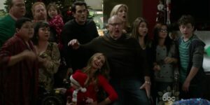 modern family discussion at home