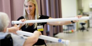 healthy food and medical equipment