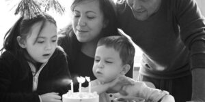 family enjoying fun activities together