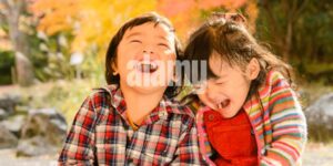 children playing in a park