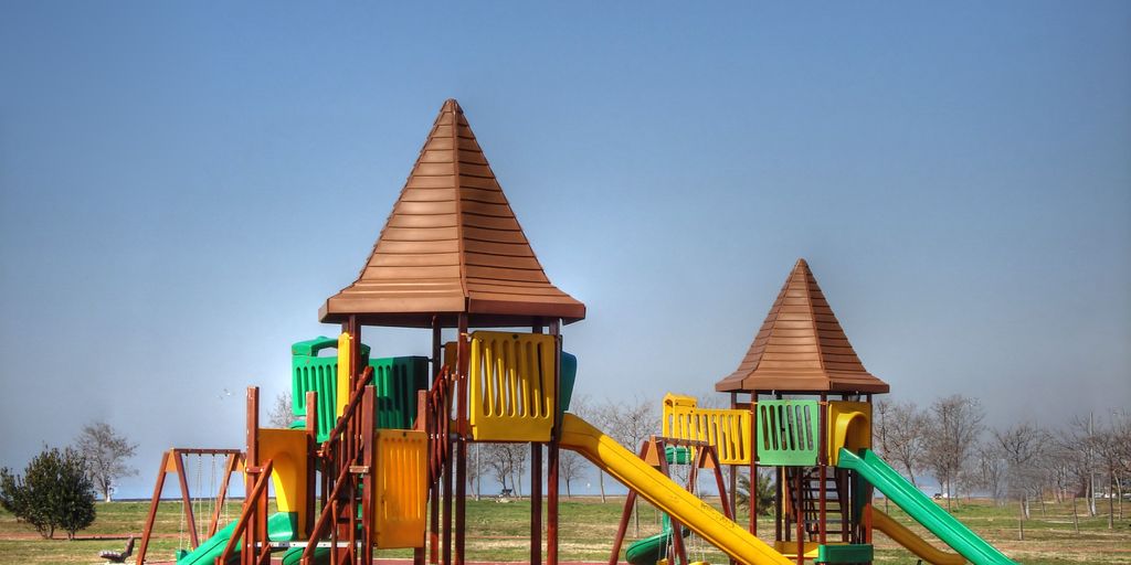 children playing in a park