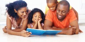 family with children in different parenting styles