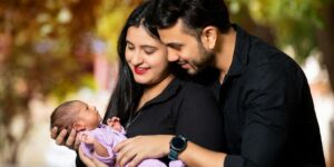 new parents with baby