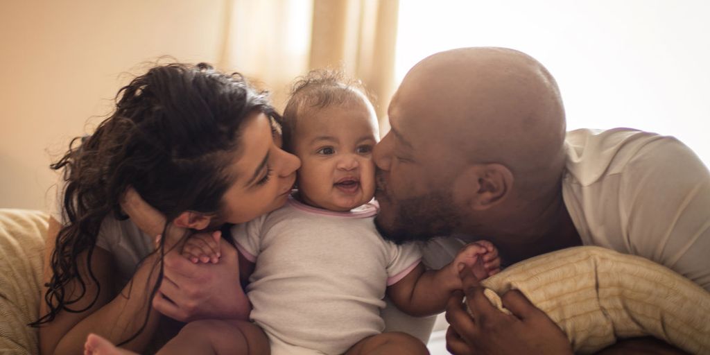 new parents with baby